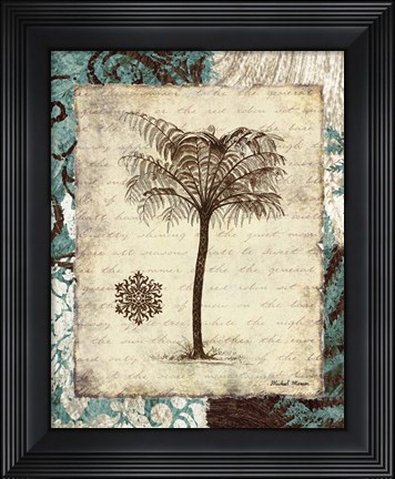 Framed Secret Fern IV Print