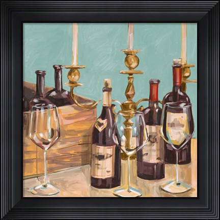Framed Dinner Party I Print