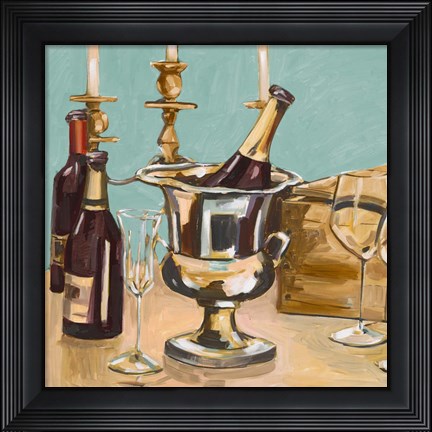 Framed Dinner Party II Print