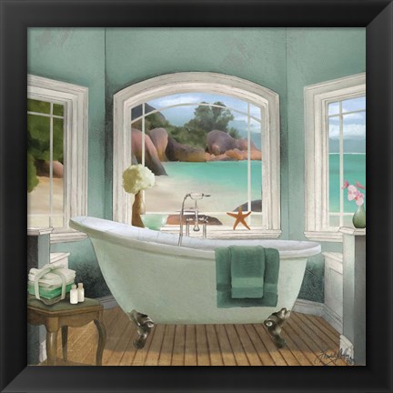 Framed Oceanview II Print