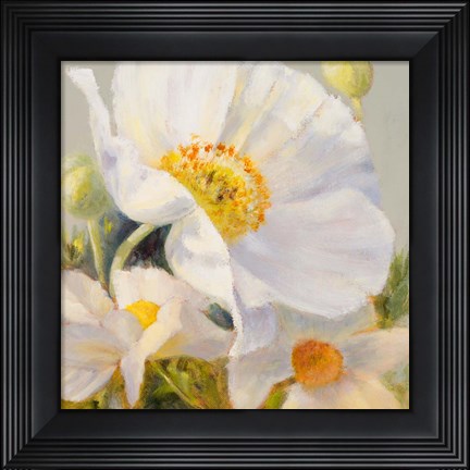 Framed Sunbeam Flowers I Print