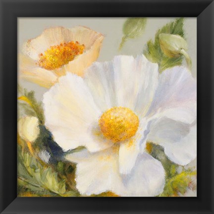 Framed Sunbeam Flowers II Print