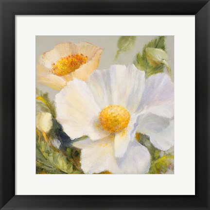 Framed Sunbeam Flowers II Print