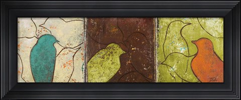 Framed Lovely Birds II Print