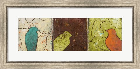 Framed Lovely Birds II Print