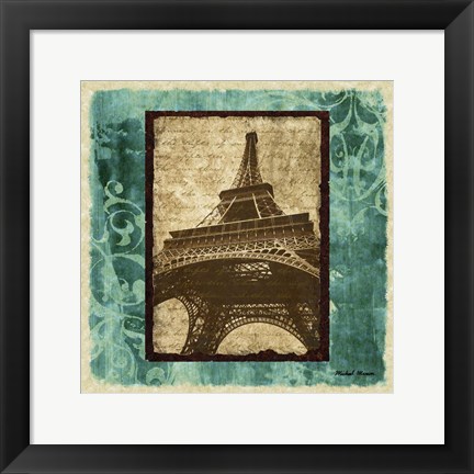 Framed Parisian Trip II Print