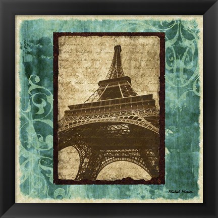 Framed Parisian Trip II Print