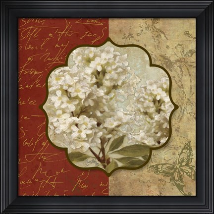 Framed Tuscan Glimpse I Print