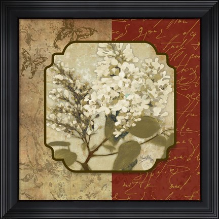Framed Tuscan Glimpse II Print