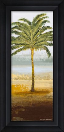 Framed Beach Palm II Print