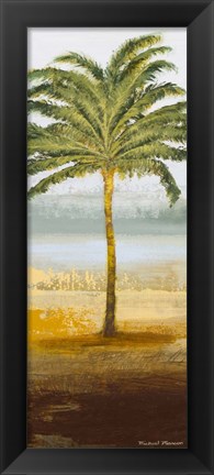 Framed Beach Palm II Print