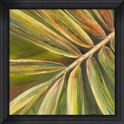 Framed Green Close Up II Print