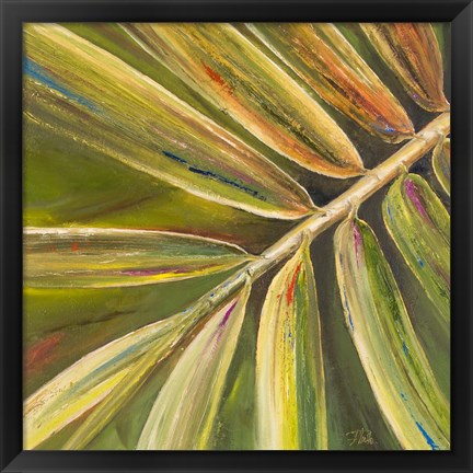 Framed Green Close Up II Print