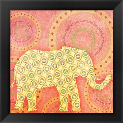 Framed Elephant Print