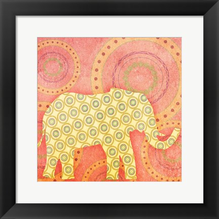 Framed Elephant Print