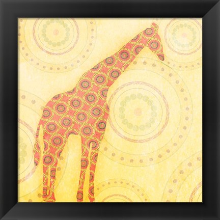 Framed Giraffe Print