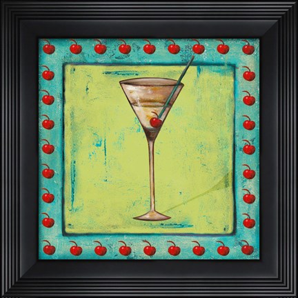 Framed Cherry Coctelito Print