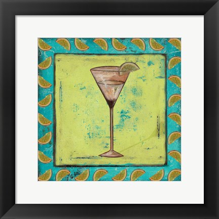 Framed Lime Coctelito Print