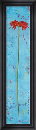 Framed Blue Tiny Flower II Print