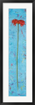 Framed Blue Tiny Flower II Print