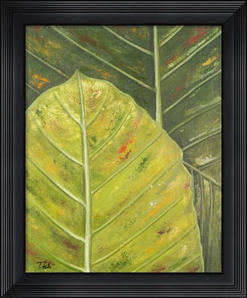 Framed Green Zoom II Print