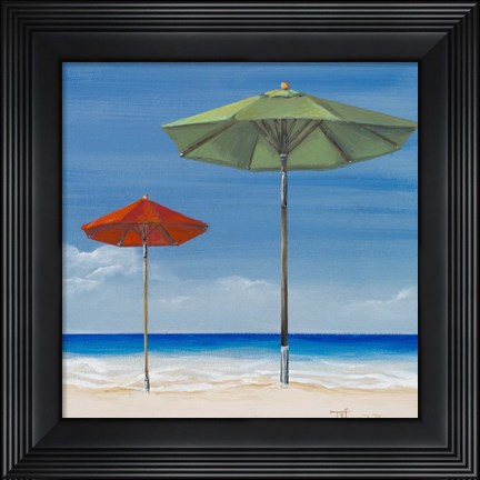 Framed Coastal Scene II Print