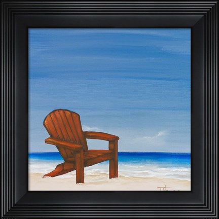 Framed Coastal Scene III Print
