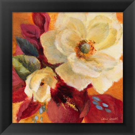 Framed Billowing Blooms II Print