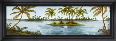 Framed Cool Tropics I Print