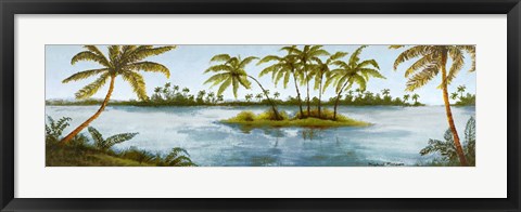 Framed Cool Tropics I Print