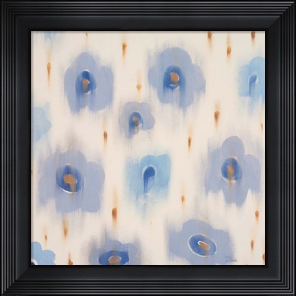 Framed Blue Bloom Print
