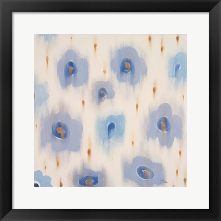 Framed Blue Bloom Print