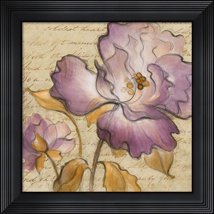 Framed Lilac Dream I Print