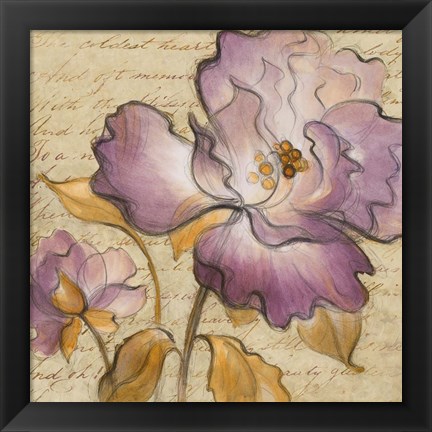 Framed Lilac Dream I Print