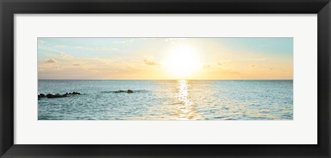 Framed Bimini Horizon I Print