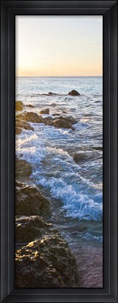 Framed Bimini Coastline I Print