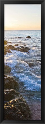 Framed Bimini Coastline I Print