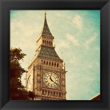 Framed London Sights I Print