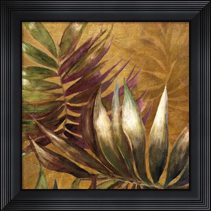 Framed Gathered Palms II Print