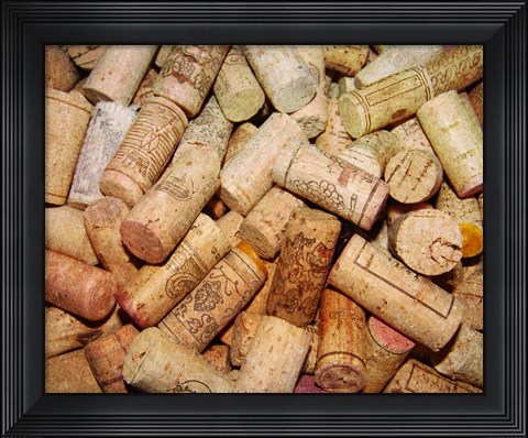 Framed Corks I Print