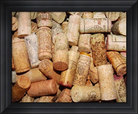 Framed Corks II Print