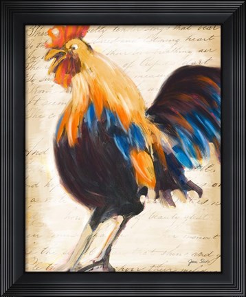 Framed Morning Glory II Print