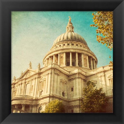 Framed London Sights III Print