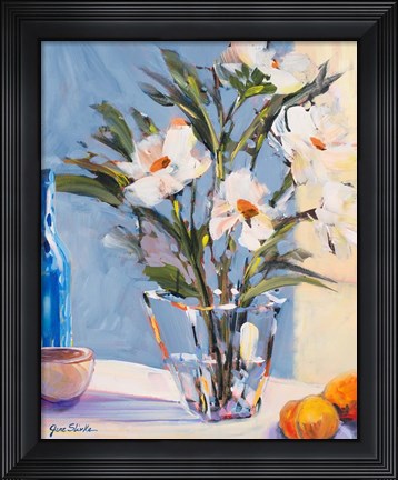 Framed Morning Rose II Print