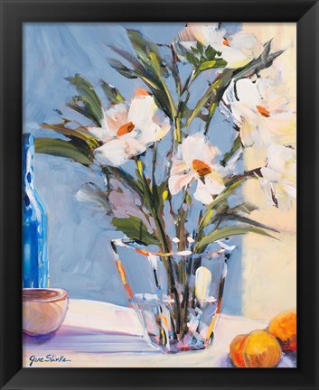 Framed Morning Rose II Print