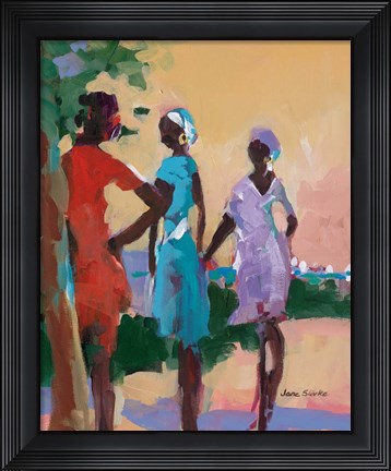Framed Saturday Morning II Print
