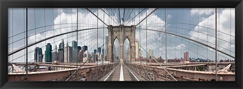 Framed Brooklyn Bridge Print