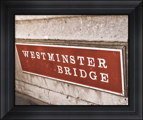 Framed London II Print