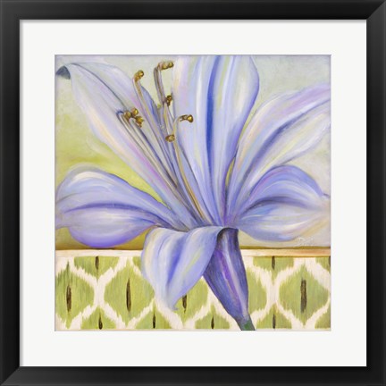 Framed African Lily I Print