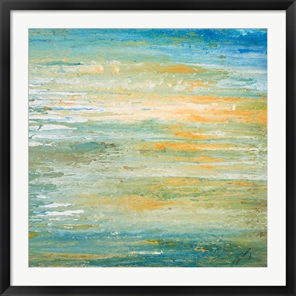 Framed Winter Sunset Print